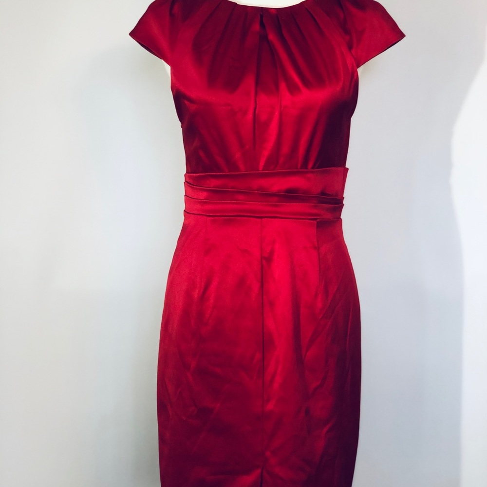 MAX and Cleo Red Wiggle Dress
